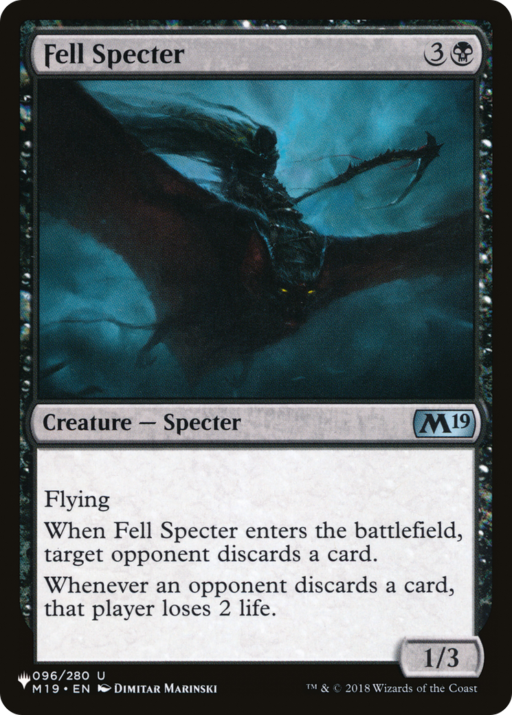 Fell Specter [The List Reprints] | Grognard Games