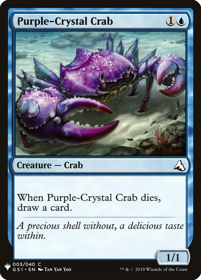 Purple-Crystal Crab [Mystery Booster] | Grognard Games