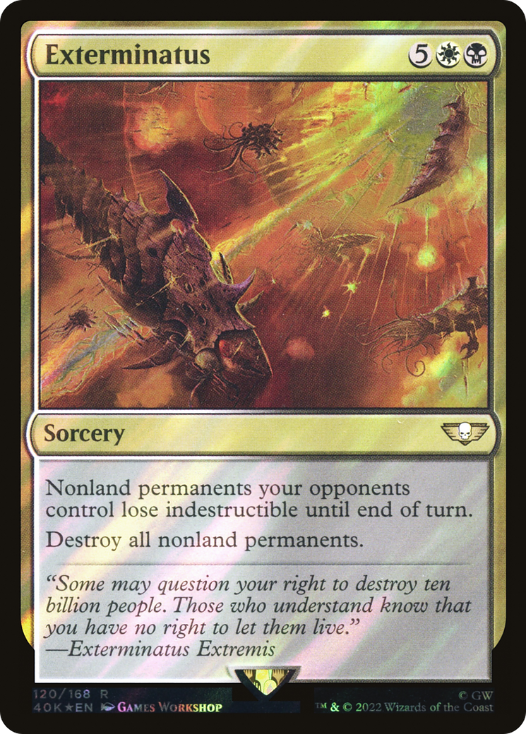 Exterminatus (Surge Foil) [Universes Beyond: Warhammer 40,000] | Grognard Games
