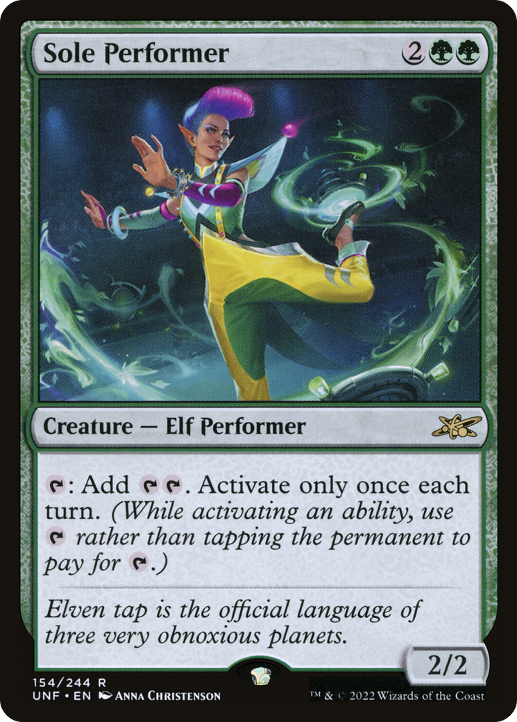 Sole Performer [Unfinity] | Grognard Games