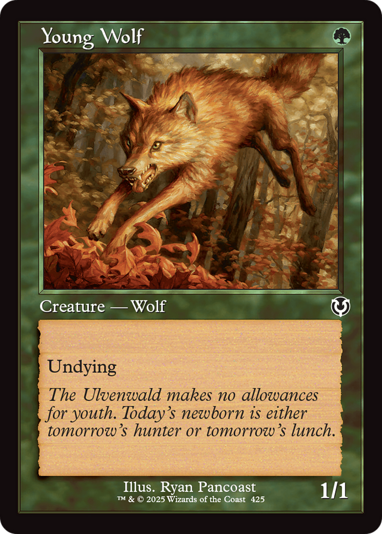 Young Wolf (Retro Frame) [Innistrad Remastered] | Grognard Games