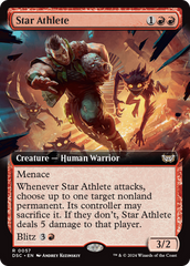 Star Athlete (Extended Art) [Duskmourn: House of Horror Commander] | Grognard Games