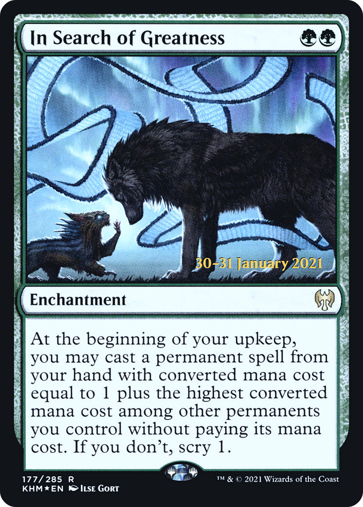 In Search of Greatness [Kaldheim Prerelease Promos] | Grognard Games