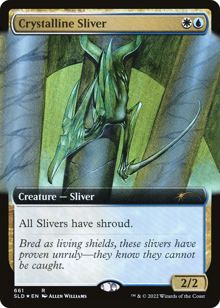 Crystalline Sliver (Extended Art) [Secret Lair Drop Promos] | Grognard Games