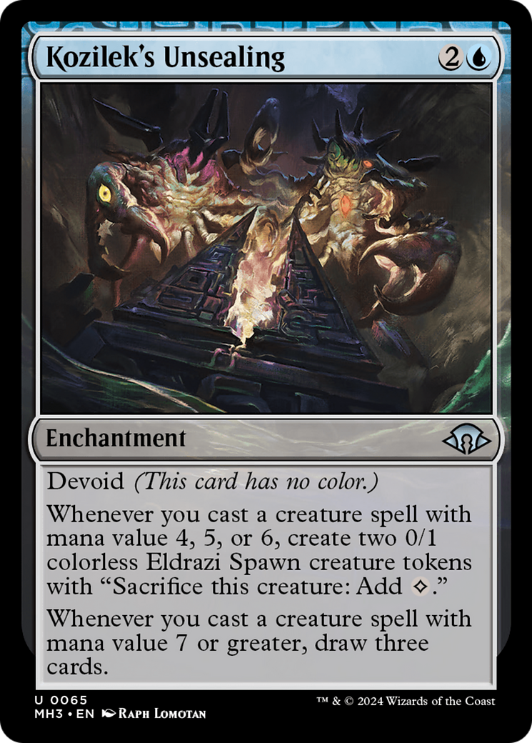 Kozilek's Unsealing [Modern Horizons 3] | Grognard Games