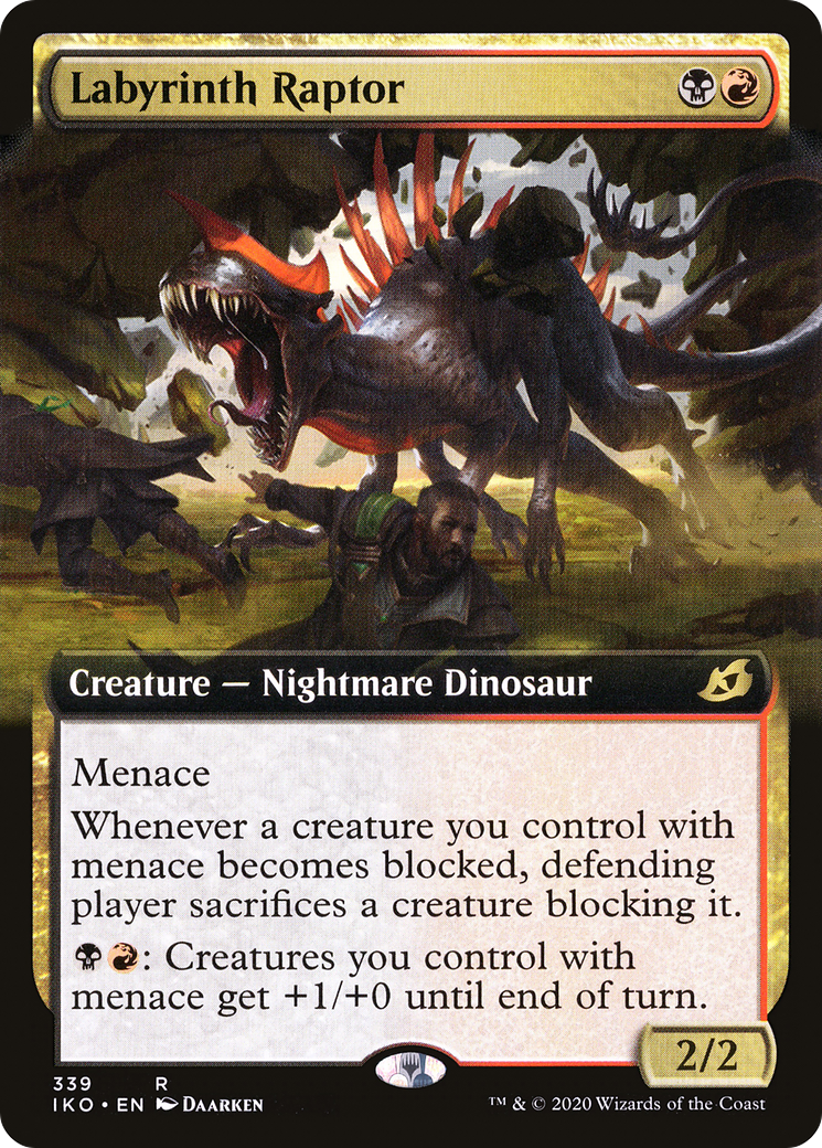 Labyrinth Raptor (Extended Art) [Ikoria: Lair of Behemoths] | Grognard Games