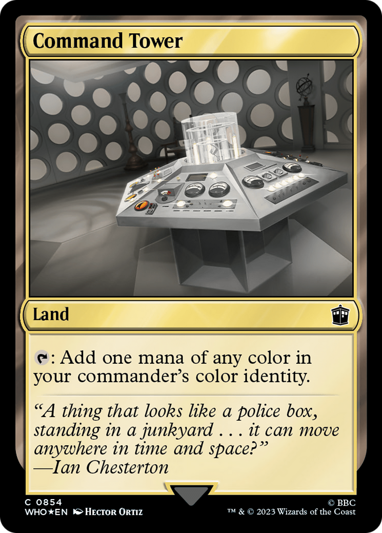 Command Tower (0854) (Surge Foil) [Doctor Who] | Grognard Games