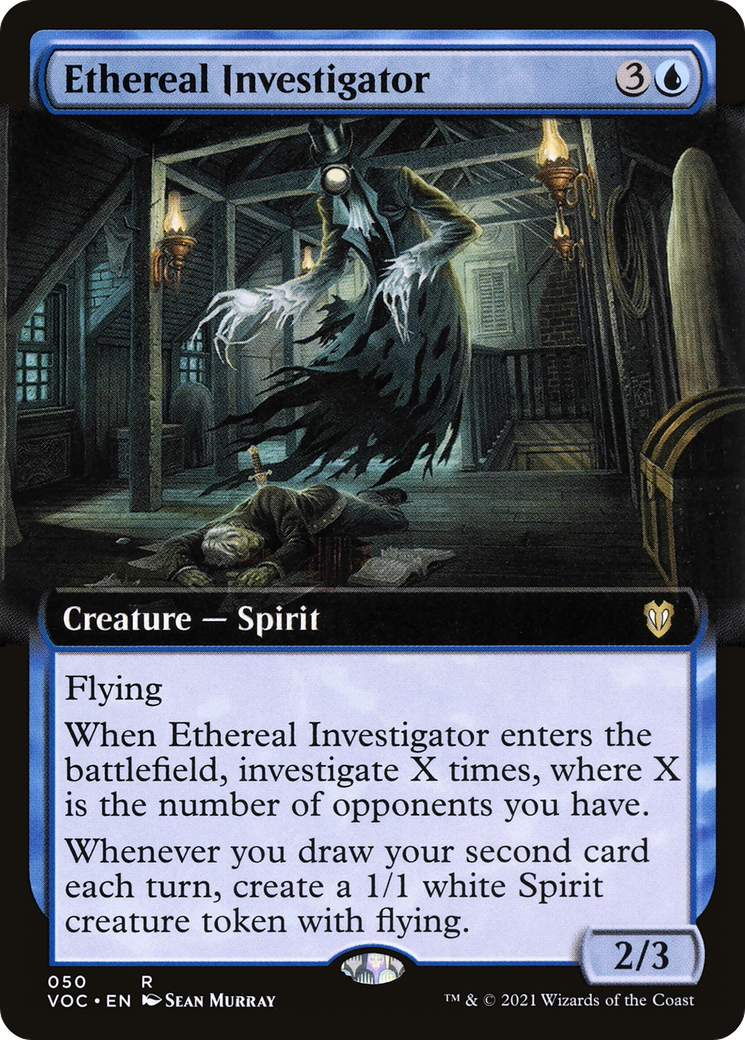 Ethereal Investigator (Extended) [Innistrad: Crimson Vow Commander] | Grognard Games