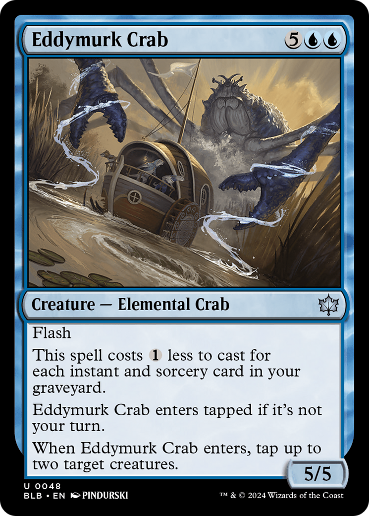 Eddymurk Crab [Bloomburrow] | Grognard Games