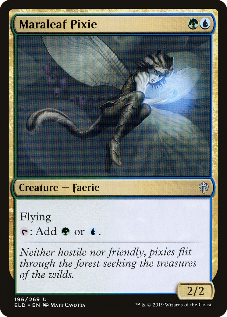 Maraleaf Pixie [Throne of Eldraine] | Grognard Games