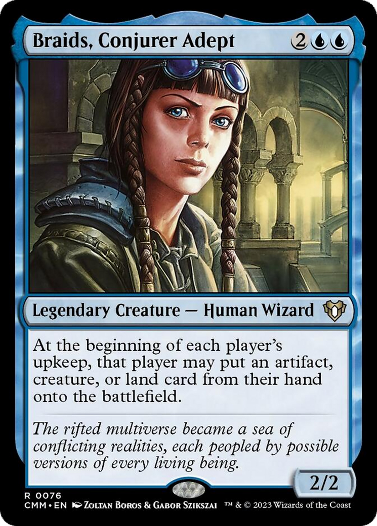 Braids, Conjurer Adept [Commander Masters] | Grognard Games