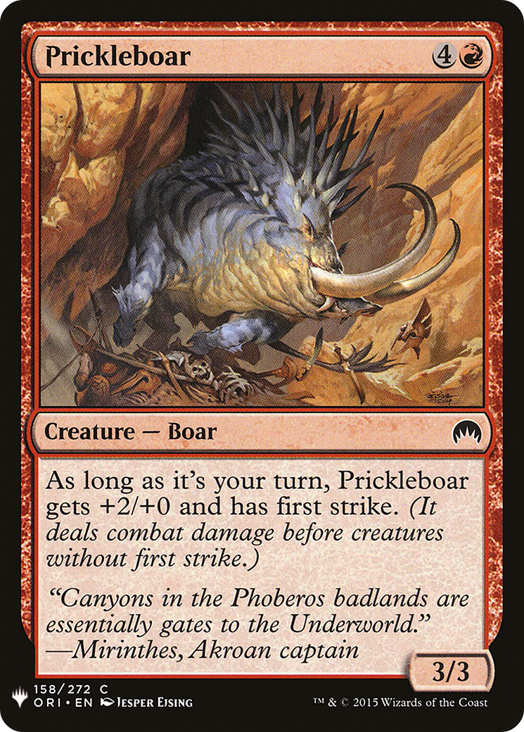 Prickleboar [Mystery Booster] | Grognard Games