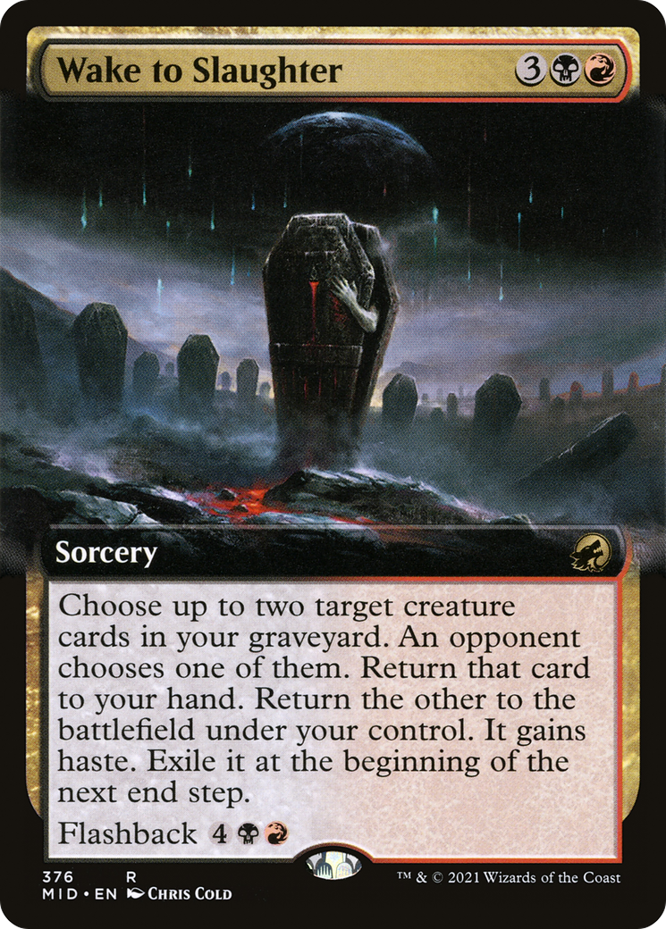 Wake to Slaughter (Extended) [Innistrad: Midnight Hunt] | Grognard Games