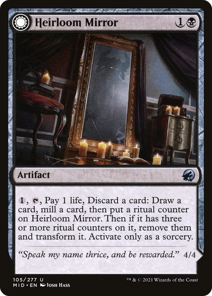 Heirloom Mirror // Inherited Fiend [Innistrad: Midnight Hunt] | Grognard Games