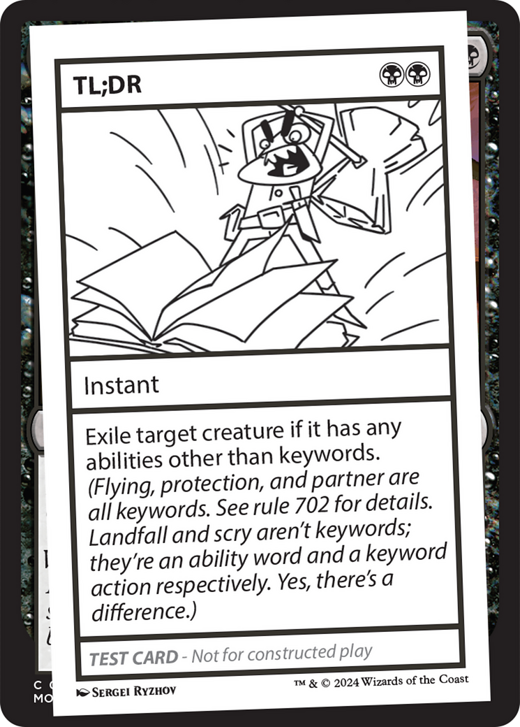 TL;DR [Mystery Booster 2 Playtest Cards] | Grognard Games