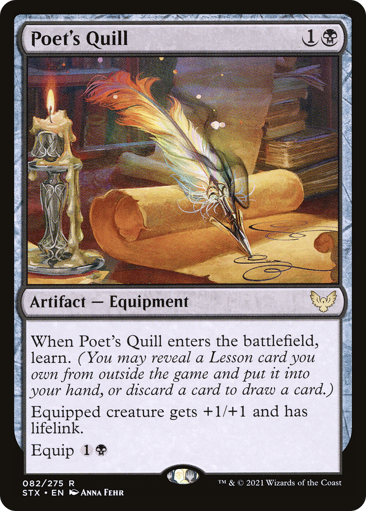Poet's Quill [Strixhaven: School of Mages] | Grognard Games