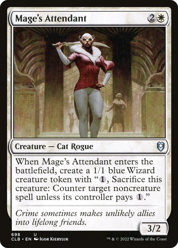 Mage's Attendant [Commander Legends: Battle for Baldur's Gate] | Grognard Games