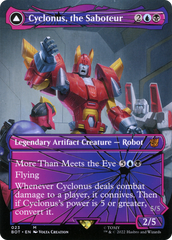 Cyclonus, the Saboteur // Cyclonus, Cybertronian Fighter (Shattered Glass) [Transformers] | Grognard Games