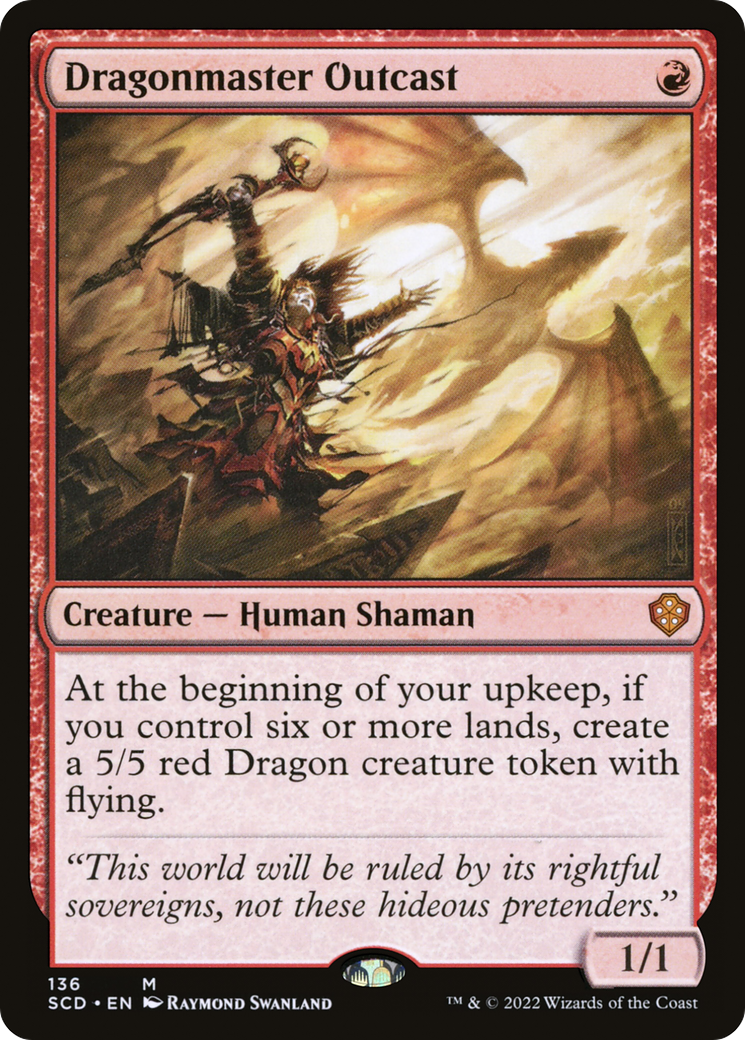 Dragonmaster Outcast [Starter Commander Decks] | Grognard Games