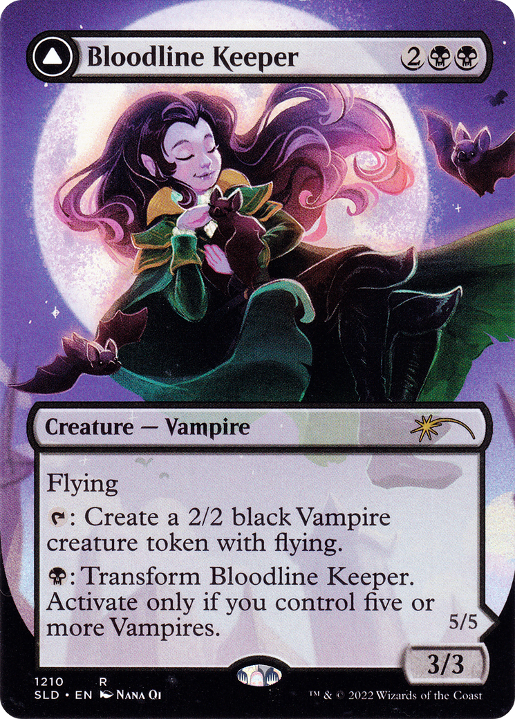 Bloodline Keeper // Lord of Lineage (Display Commander) (Borderless) [Secret Lair: From Cute to Brute] | Grognard Games