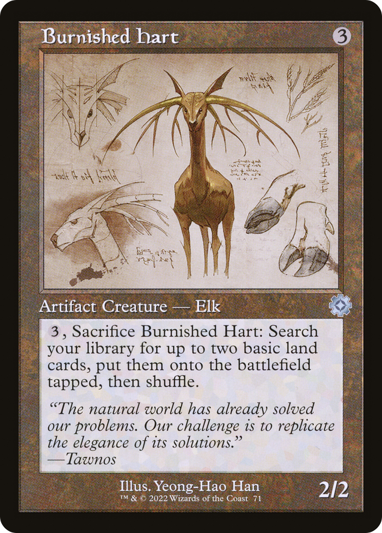 Burnished Hart (Retro Schematic) [The Brothers' War Retro Artifacts] | Grognard Games