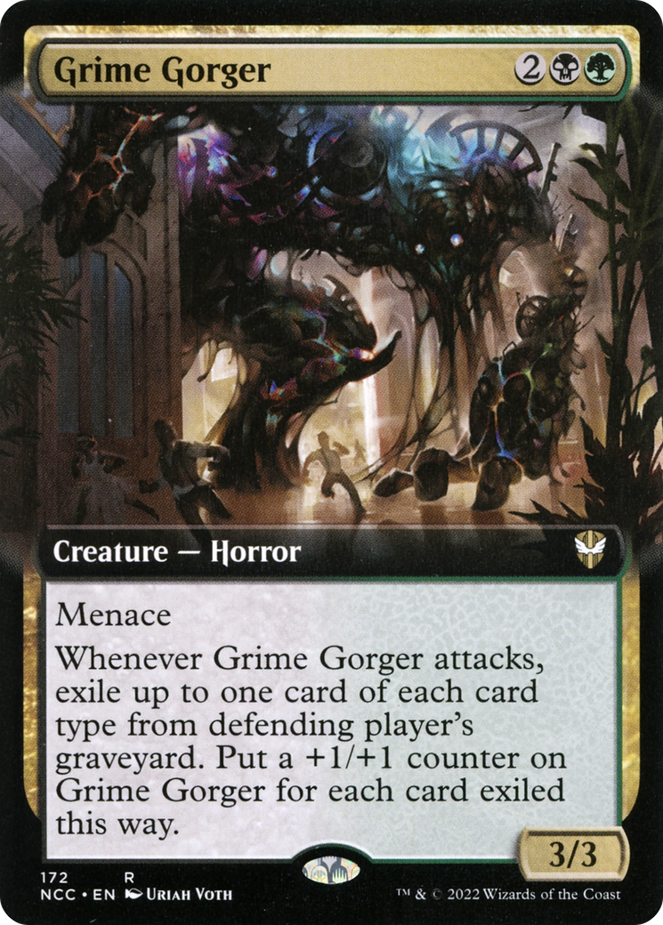 Grime Gorger (Extended Art) [Streets of New Capenna Commander] | Grognard Games