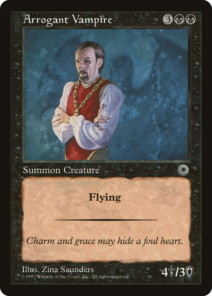 Arrogant Vampire [Portal] | Grognard Games