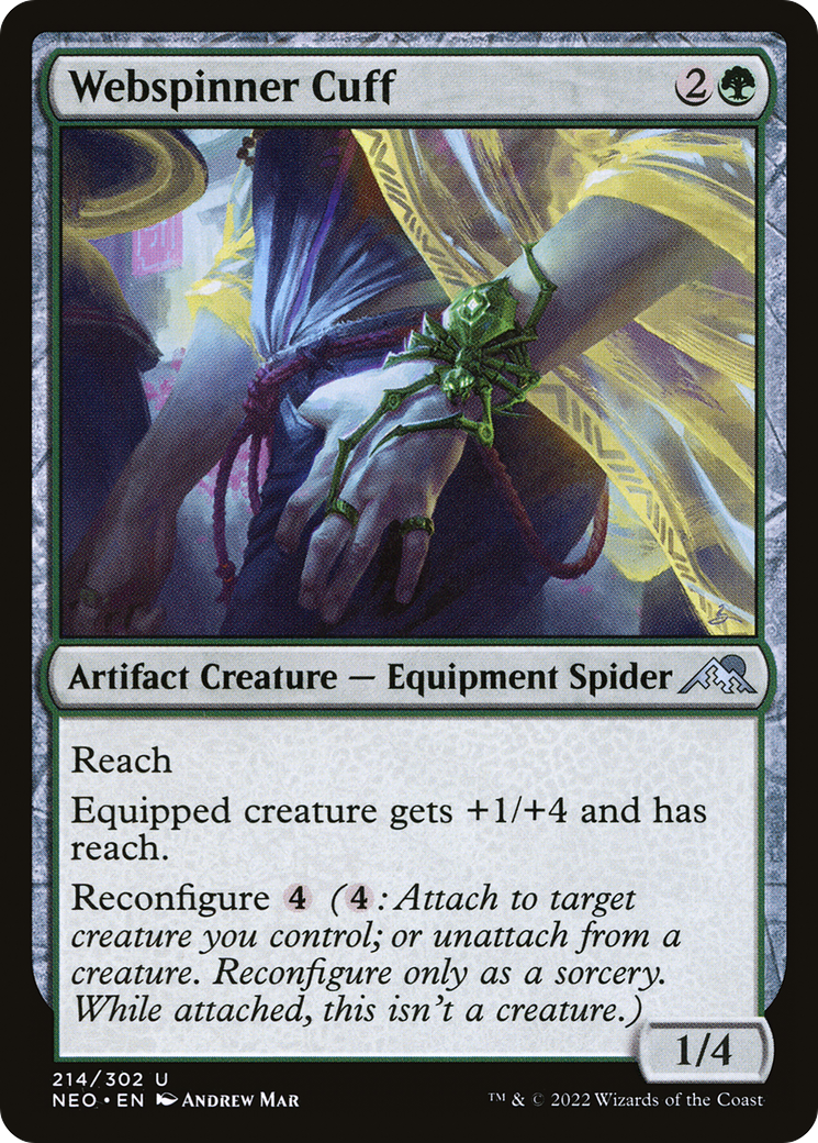 Webspinner Cuff [Kamigawa: Neon Dynasty] | Grognard Games