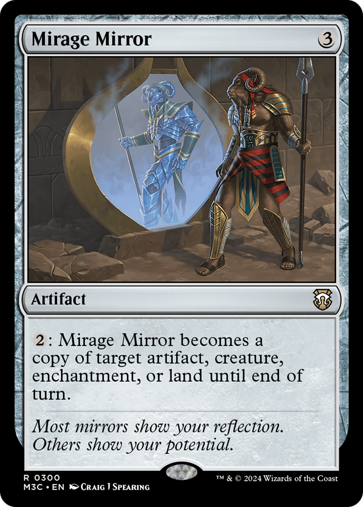 Mirage Mirror (Ripple Foil) [Modern Horizons 3 Commander] | Grognard Games