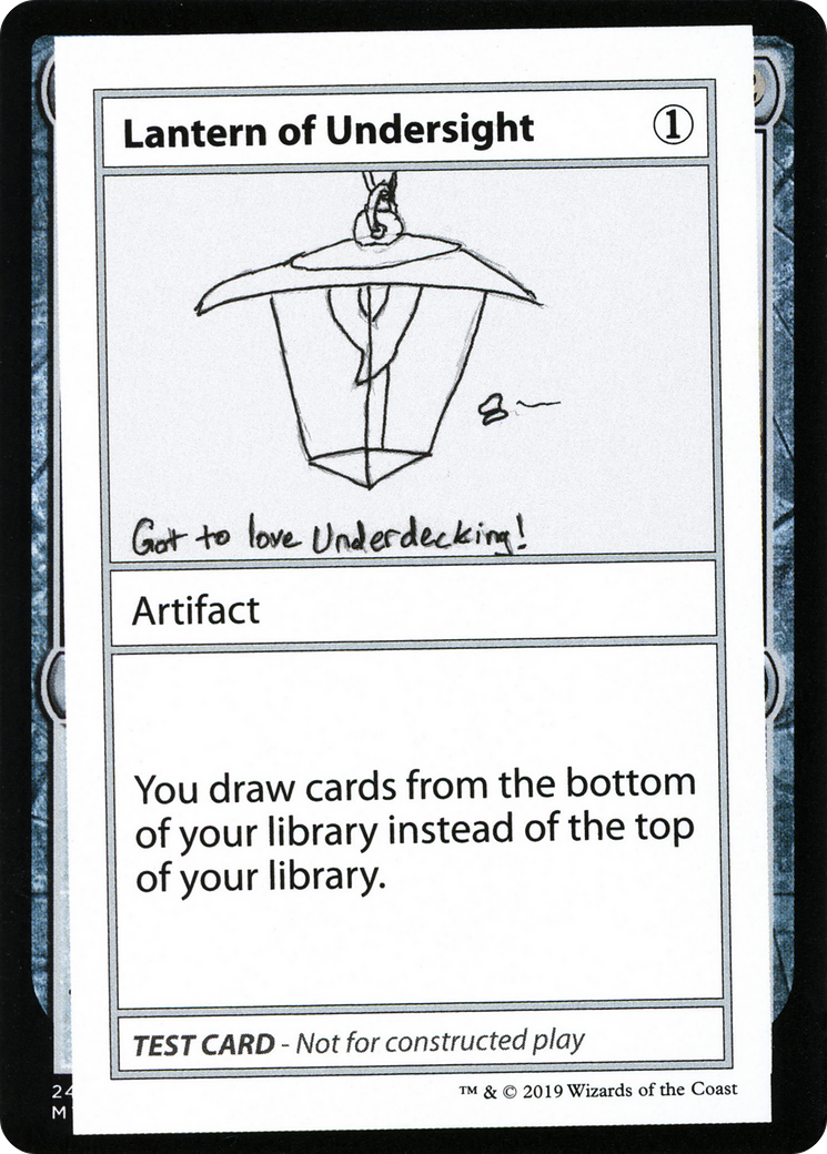 Lantern of Undersight (2021 Edition) [Mystery Booster Playtest Cards] | Grognard Games