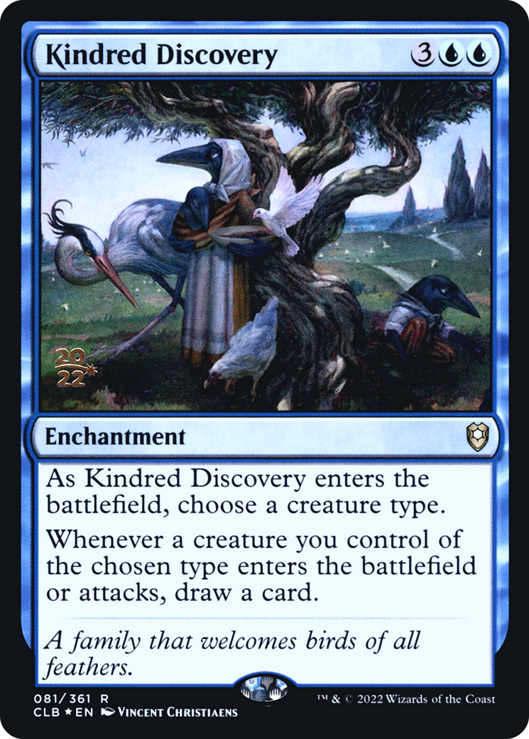 Kindred Discovery [Commander Legends: Battle for Baldur's Gate Prerelease Promos] | Grognard Games