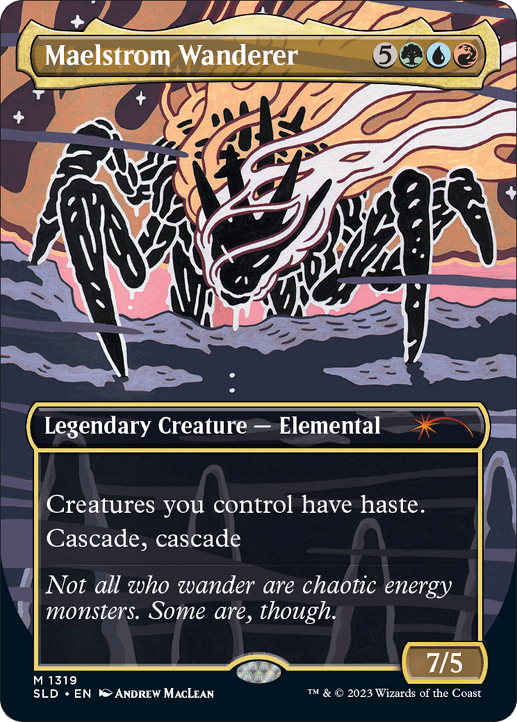 Maelstrom Wanderer (SLD-1319) - Secret Lair Drop (Borderless) Foil | Grognard Games