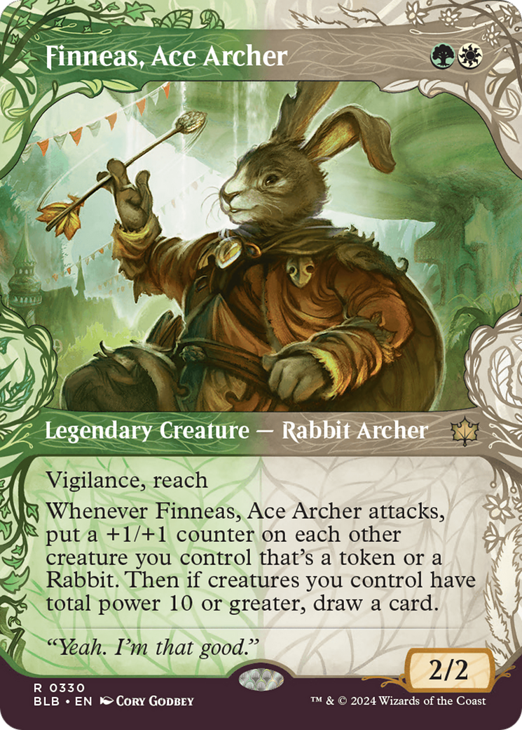 Finneas, Ace Archer (Showcase) [Bloomburrow] | Grognard Games
