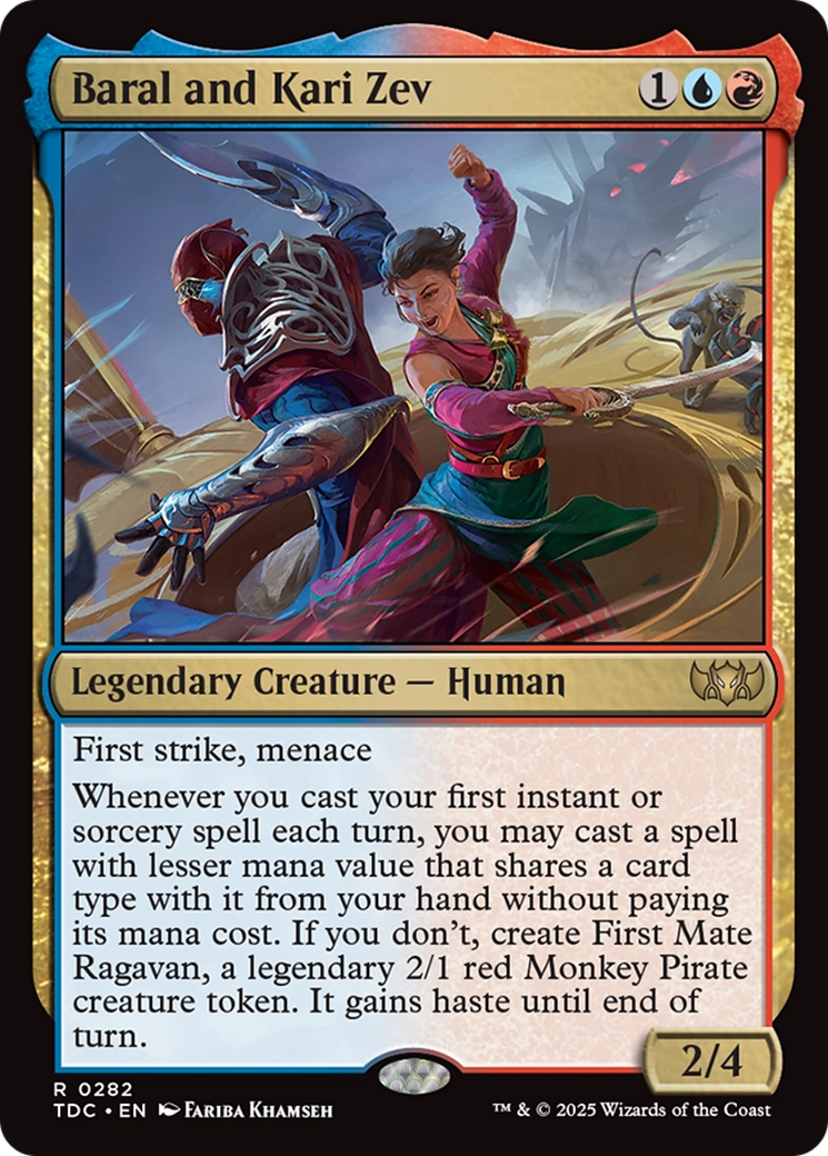 Baral and Kari Zev [Tarkir: Dragonstorm Commander] | Grognard Games