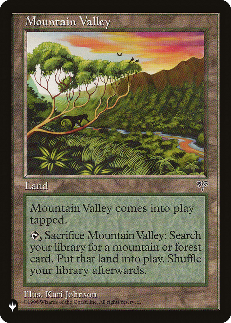 Mountain Valley [The List Reprints] | Grognard Games