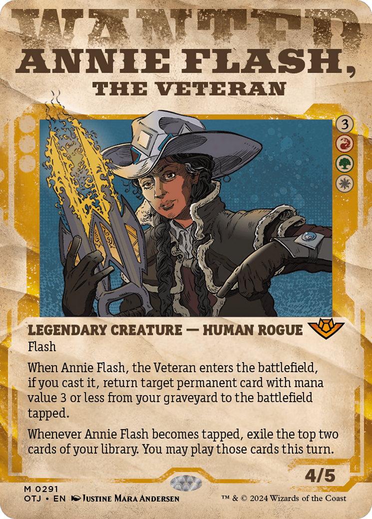 Annie Flash, the Veteran (Showcase) [Outlaws of Thunder Junction] | Grognard Games