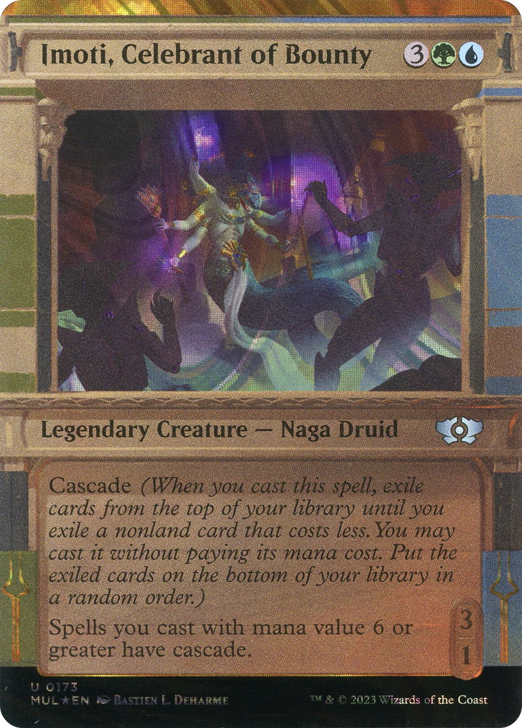 Imoti, Celebrant of Bounty (Halo Foil) [Multiverse Legends] | Grognard Games