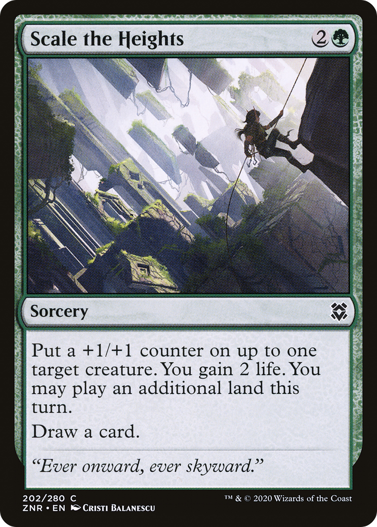Scale the Heights [Zendikar Rising] | Grognard Games