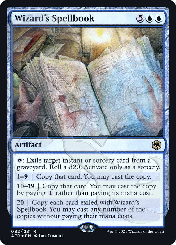 Wizard's Spellbook (Ampersand Promo) [Dungeons & Dragons: Adventures in the Forgotten Realms Promos] | Grognard Games