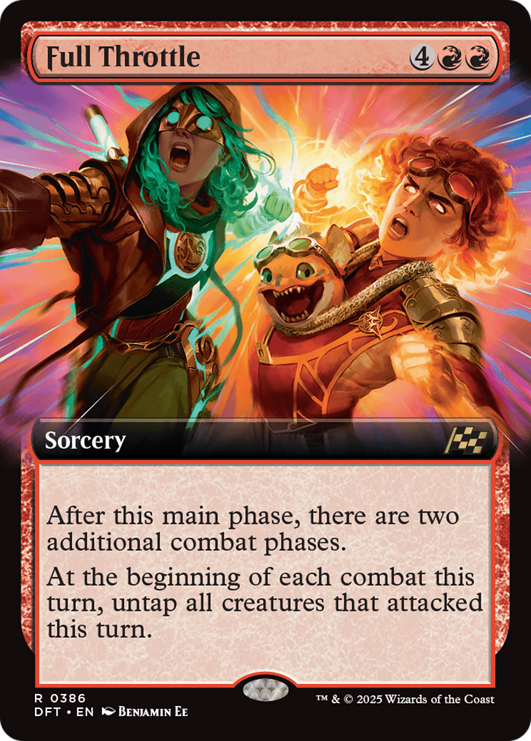 Full Throttle (Extended Art) [Aetherdrift] | Grognard Games