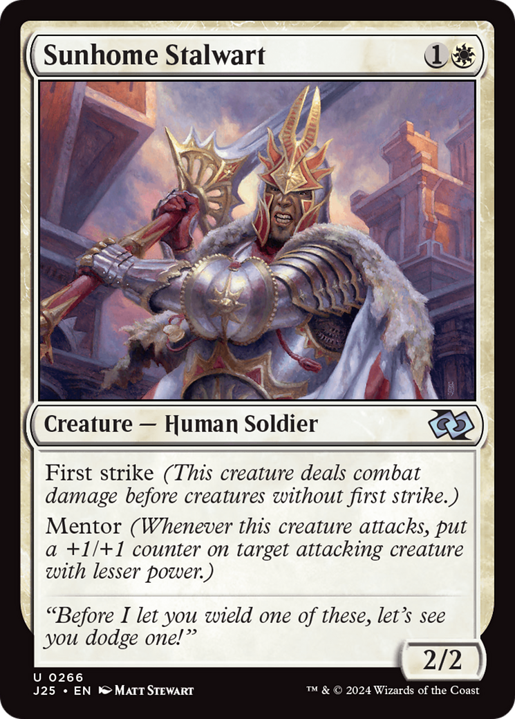 Sunhome Stalwart [Foundations Jumpstart] | Grognard Games