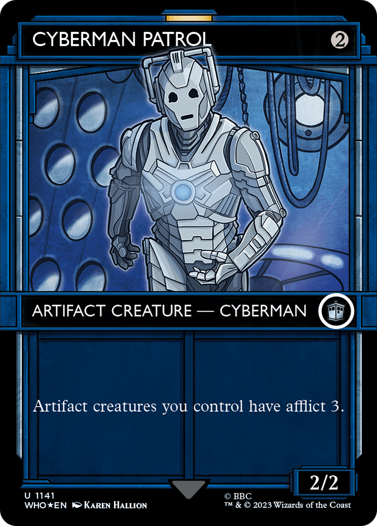 Cyberman Patrol (Showcase) (Surge Foil) [Doctor Who] | Grognard Games