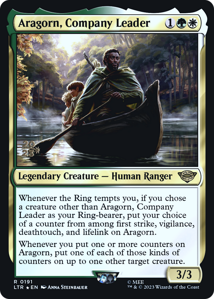 Aragorn, Company Leader [The Lord of the Rings: Tales of Middle-Earth Prerelease Promos] | Grognard Games