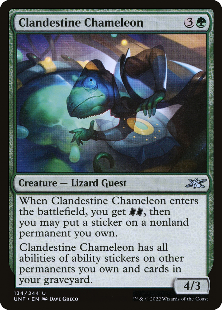 Clandestine Chameleon [Unfinity] | Grognard Games