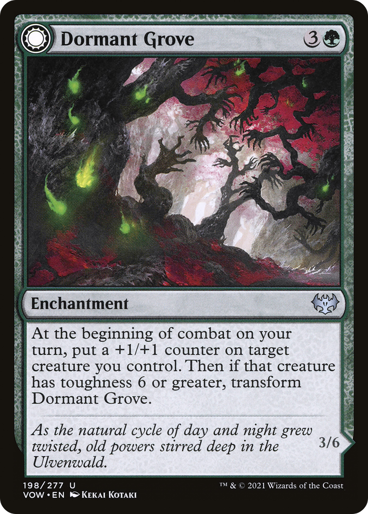 Dormant Grove // Gnarled Grovestrider [Innistrad: Crimson Vow] | Grognard Games