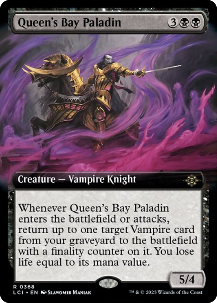 Queen's Bay Paladin (Extended Art) [The Lost Caverns of Ixalan] | Grognard Games