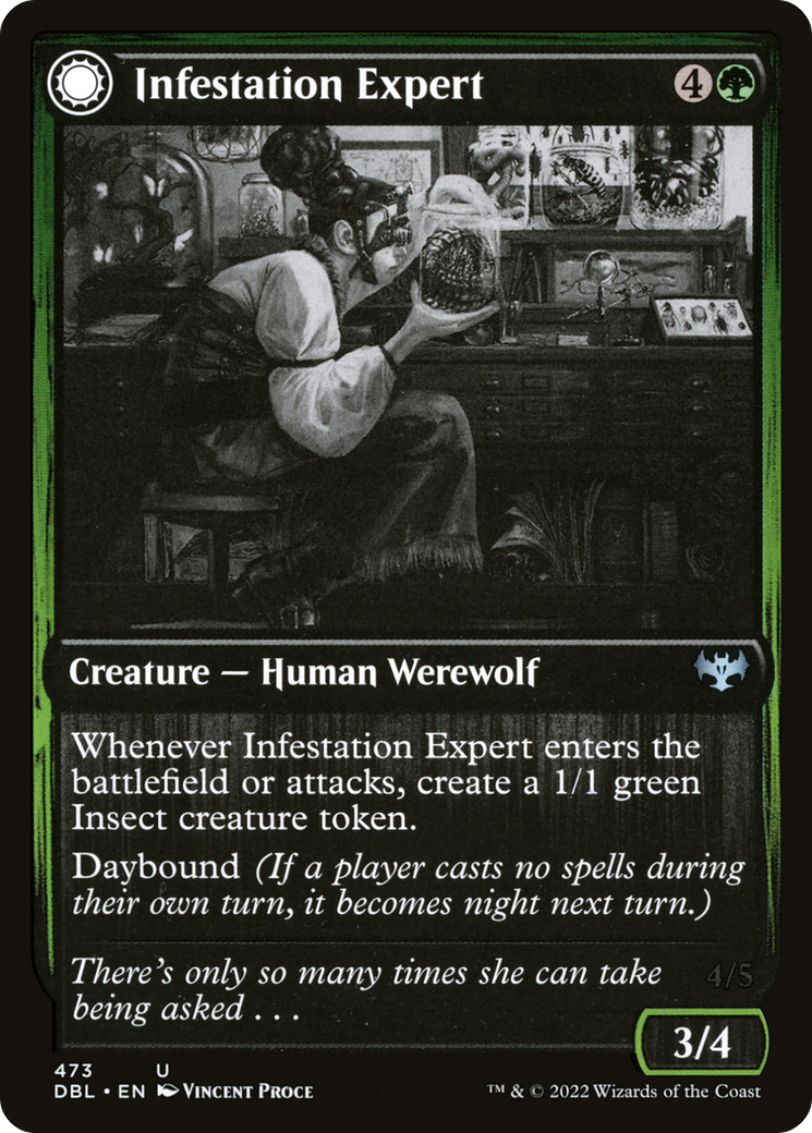Infestation Expert // Infested Werewolf [Innistrad: Double Feature] | Grognard Games