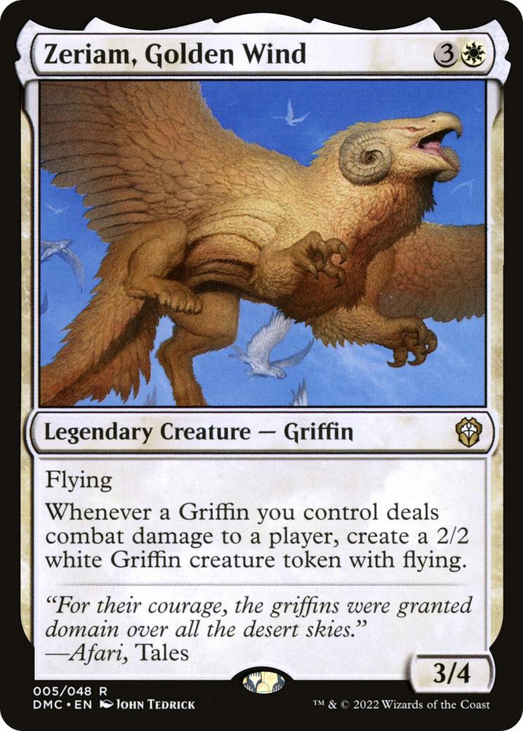 Zeriam, Golden Wind [Dominaria United Commander] | Grognard Games