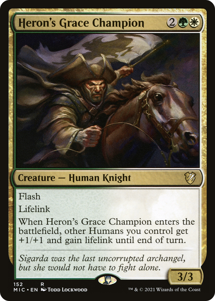 Heron's Grace Champion [Innistrad: Midnight Hunt Commander] | Grognard Games