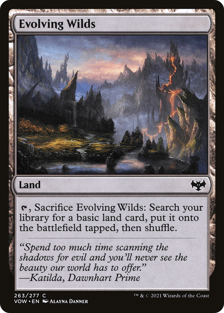 Evolving Wilds [Innistrad: Crimson Vow] | Grognard Games